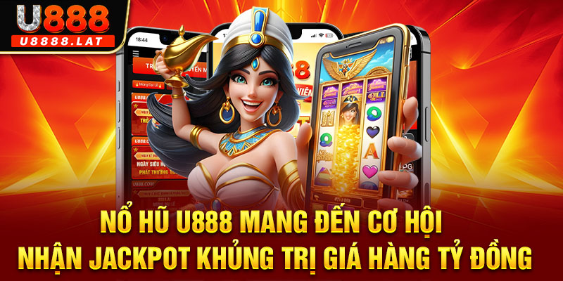 Nổ hũ U888 mang đến cơ hội nhận jackpot khủng trị giá hàng tỷ đồng