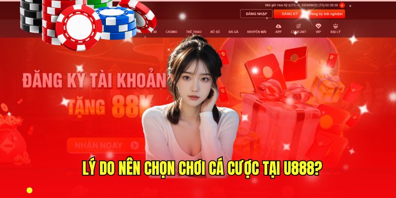 Tham gia U888 nhận được nhiều lợi ích hấp dẫn